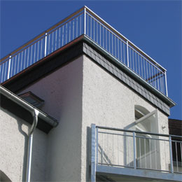 Loggien mit Garappa-Hartholz